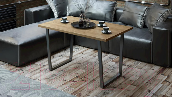 Изображение товара Обеденный стол ТриЯ Даллас тип 1 (черный/дуб крафт золотой)