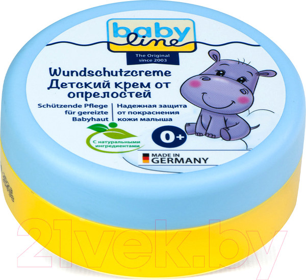 Изображение товара Крем под подгузник Babyline С миндальным маслом, пантенолом / 3001971 (150мл)