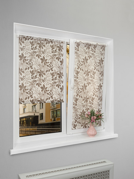 Изображение товара Рулонная штора Lm Decor Флауэр LM 45-03 48x160 (бежевый)