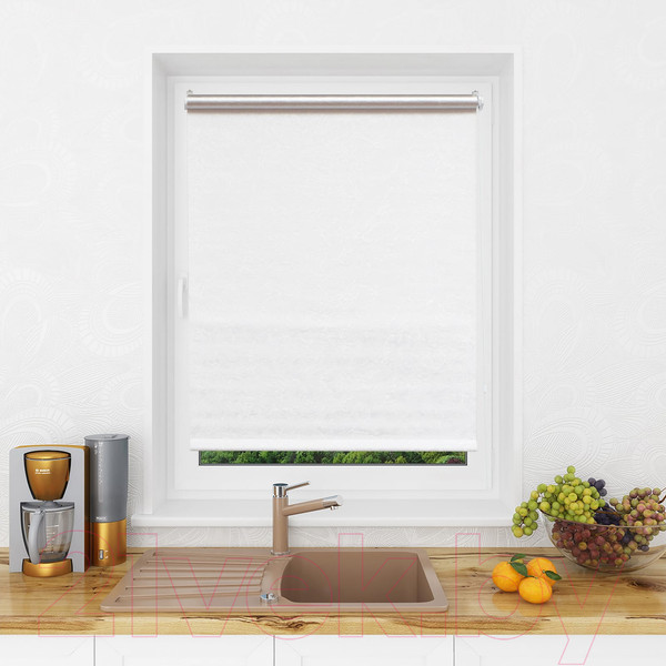 Изображение товара Рулонная штора Lm Decor Саванна LM 88-01 38x160 (белый)