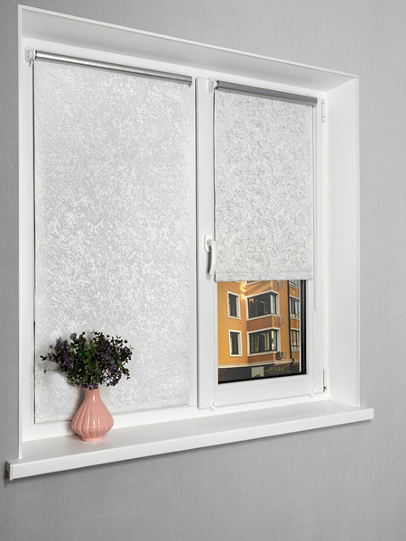 Изображение товара Рулонная штора Lm Decor Саванна LM 88-01 43x160 (белый)