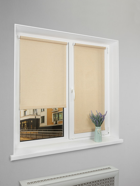 Изображение товара Рулонная штора Lm Decor Шайн LM 42-06 43x160 (кремовый)