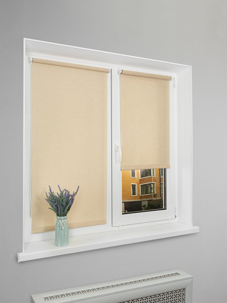 Изображение товара Рулонная штора Lm Decor Шайн LM 42-06 43x160 (кремовый)