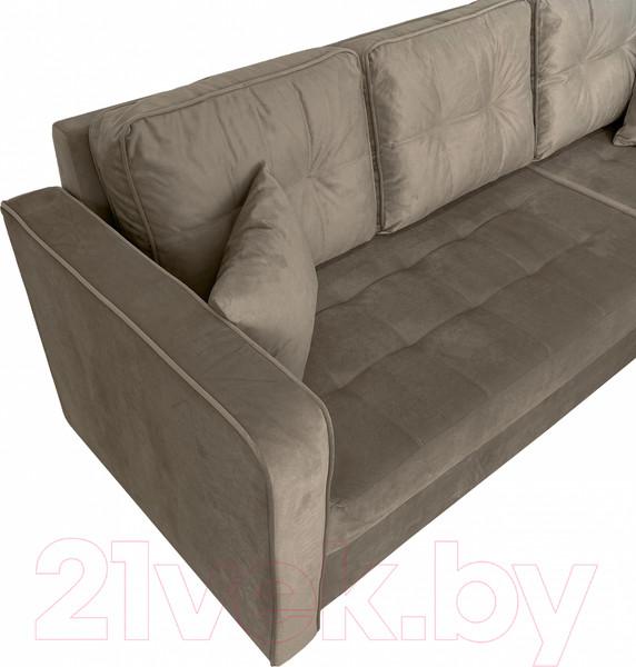 Изображение товара Диван угловой Аквилон Фаворит НПБ (бинго какао)