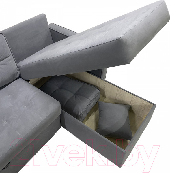 Изображение товара Диван угловой Аквилон Фаворит НПБ (бинго эш)