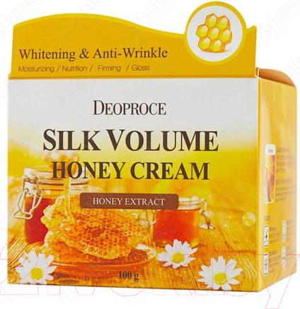 Изображение товара Крем для лица Deoproce Moisture Silk Volume Honey Питательный (100мл)