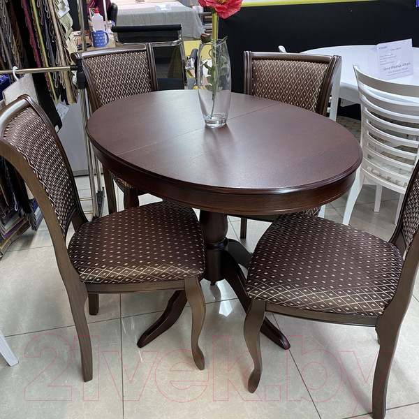 Изображение товара Стул ТехКомПро СМ 10 (бук/тон орех с патиной/ткань 180А)