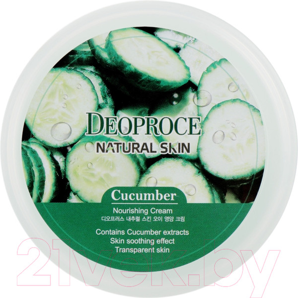 Изображение товара Крем для лица Deoproce Natural Skin Cucumber Nourishing (100мл)