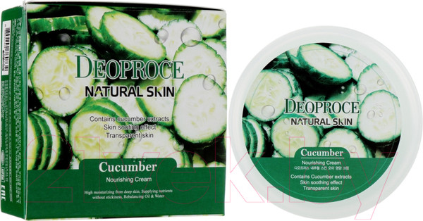 Изображение товара Крем для лица Deoproce Natural Skin Cucumber Nourishing (100мл)