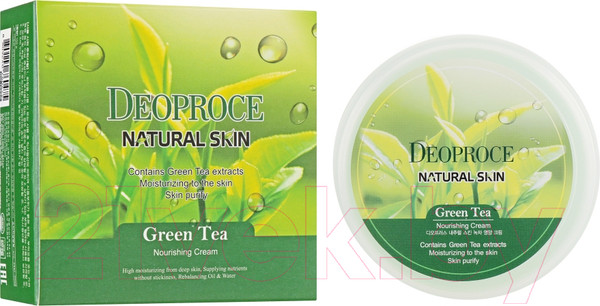 Изображение товара Крем для лица Deoproce Natural Skin Green Tea Nourishing (100мл)