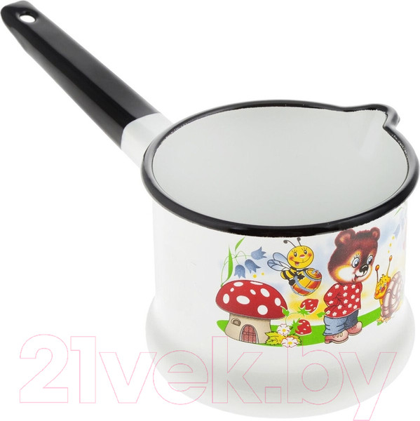 Изображение товара Набор кухонной посуды КМЗ Улыбка (4шт, белый)