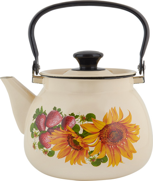 Изображение товара Чайник КМЗ 43504-132/6 (белый, слоновой, коричневый)