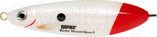 Изображение товара Блесна Rapala Rattlin Minnow Spoon / RMSR08-PWRT