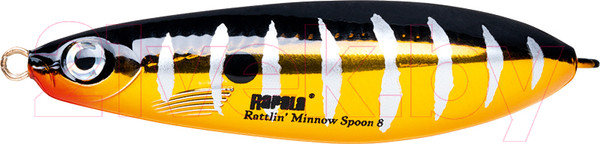 Изображение товара Блесна Rapala Rattlin Minnow Spoon / RMSR08-RTR