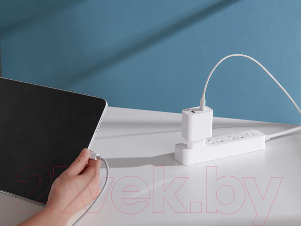 Изображение товара Зарядное устройство сетевое Xiaomi Mi 33W Wall Charger Type-A+Type-C EU / BHR4996GL