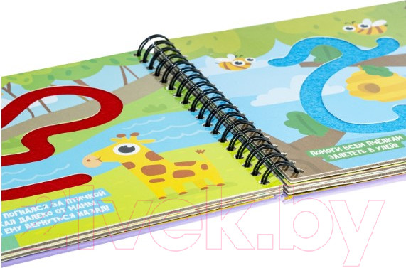 Изображение товара Развивающая книга Bondibon Тактильные лабиринты / ВВ5029