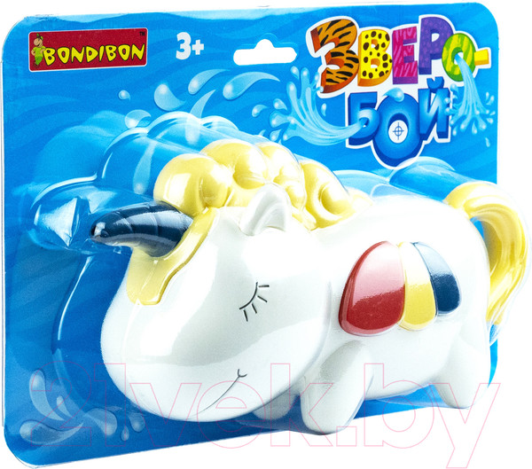 Изображение товара Бластер игрушечный Bondibon Зверобой единорог / ВВ5151 (желтый)