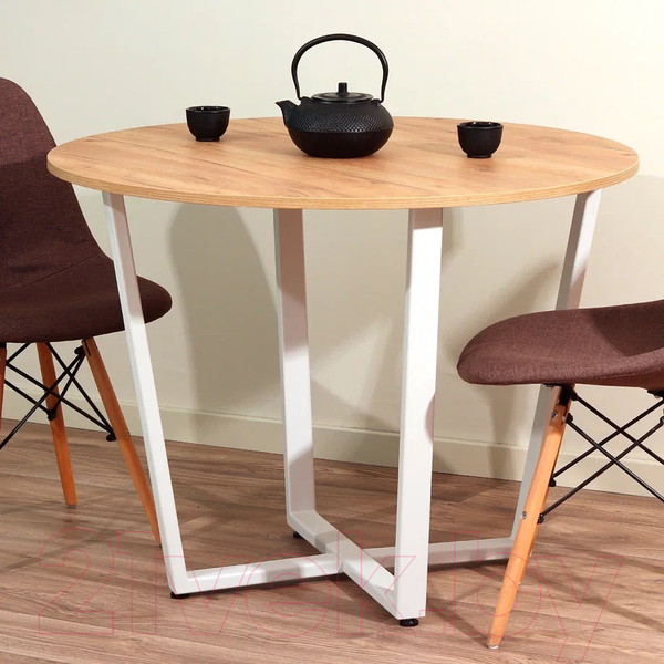 Изображение товара Подстолье Millwood Орлеан D90 (белый металл)