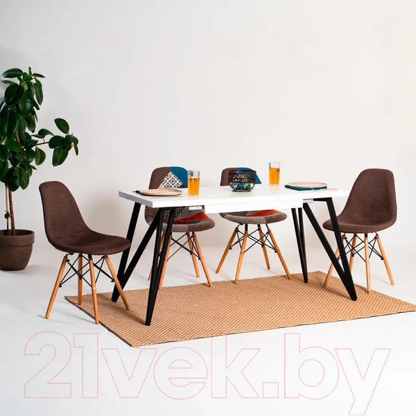 Изображение товара Подстолье Millwood Женева 2 (черный металл)