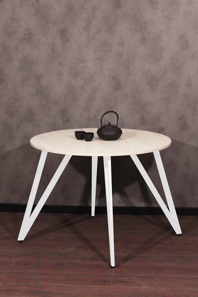 Изображение товара Подстолье Millwood Женева 2 (белый металл)