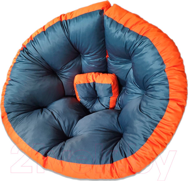 Изображение товара Бескаркасное кресло-трансформер Angellini 9с0013тр (L, серый/оранжевый)