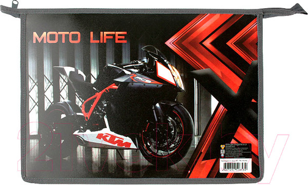 Изображение товара Папка для тетрадей Пчелка Красный мото / ПМ-А4-29