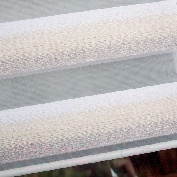 Изображение товара Рулонная штора Lm Decor Дабл ДН LB 55-02 57x160 (бежевый/серый)