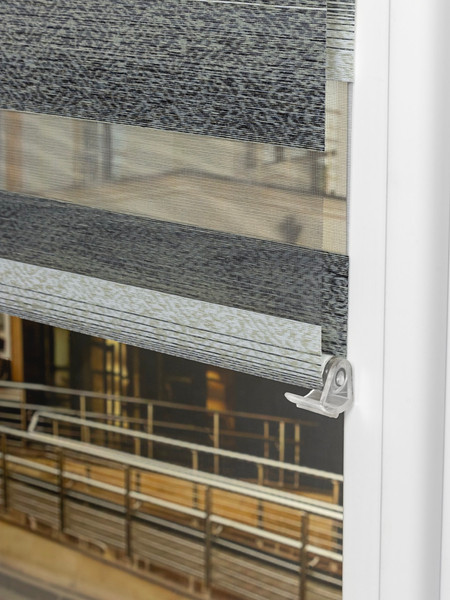 Изображение товара Рулонная штора Lm Decor Дабл ДН LB 55-04 52x160 (серый)