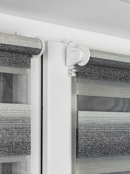 Изображение товара Рулонная штора Lm Decor Дабл ДН LB 55-04 52x160 (серый)