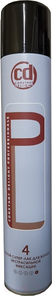 Изображение товара Лак для укладки волос Constant Delight Сухой Экстрасильной фиксации №4 без запаха  (400мл)