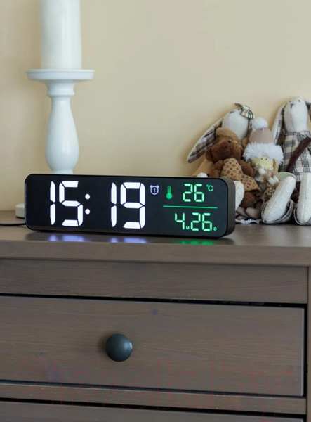 Изображение товара Настенные и настольные часы ArtStyle CL-B81WGR (черный/белый/зеленый)