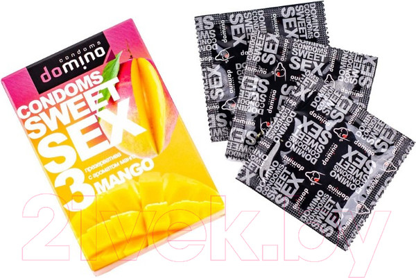 Изображение товара Презервативы LUXE Domino Sweetsex манго №3 / 675