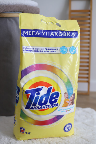 Изображение товара Стиральный порошок Tide Для чувствительной кожи (автомат, 9кг)