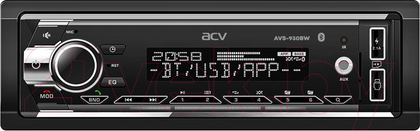Изображение товара Бездисковая автомагнитола ACV AVS-930BW