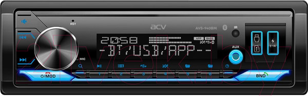Изображение товара Бездисковая автомагнитола ACV AVS-940BM