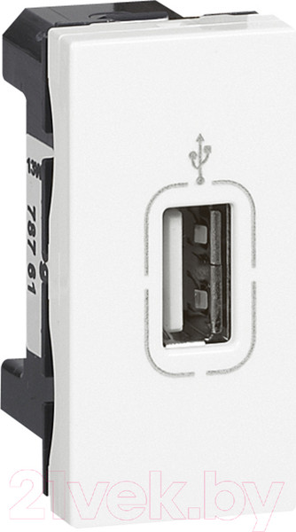 Изображение товара Розетка Legrand Mosaic 78761 (белый)