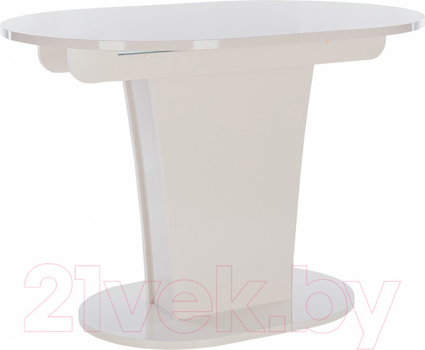 Изображение товара Обеденный стол Импэкс Leset Флер (бежевый глянец)