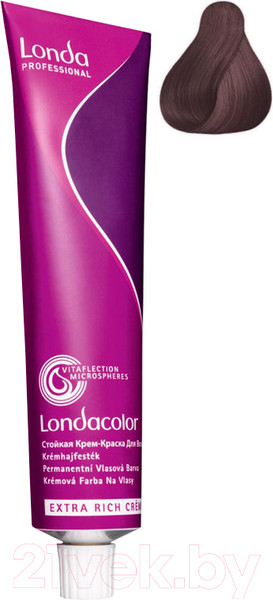 Изображение товара Крем-краска для волос Londa Professional Londacolor Стойкая Permanent 6/16 (темный блонд пепельно-фиолетовый)