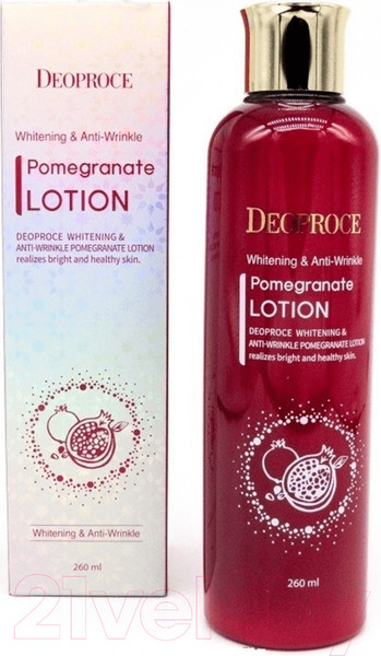 Изображение товара Лосьон для лица Deoproce Whitening And Anti-Wrinkle Pomegranate (260мл)