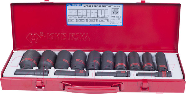 Изображение товара Набор головок слесарных King TONY 4416SP