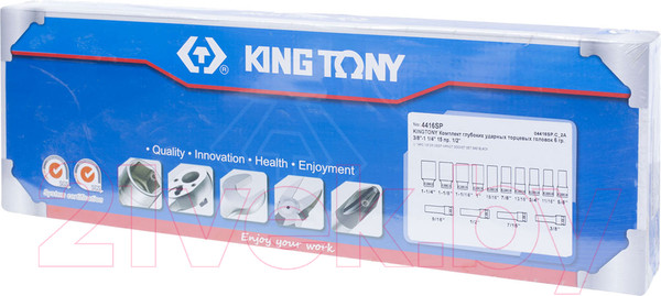 Изображение товара Набор головок слесарных King TONY 4416SP