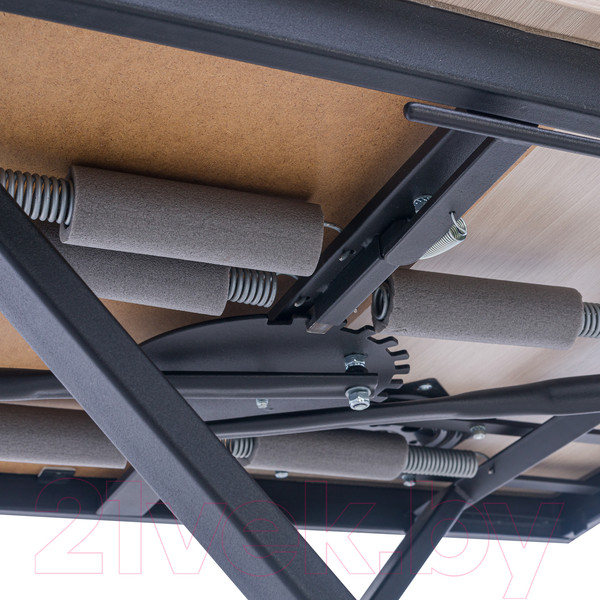 Изображение товара Стол-трансформер Импэкс Leset Манхэттен (черный муар/шимо светлый)