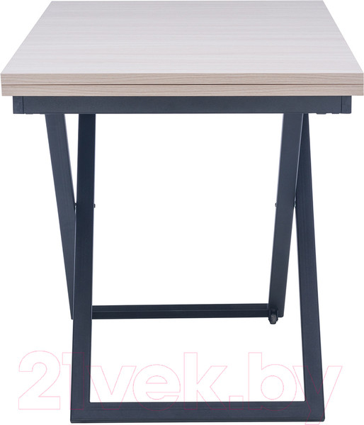 Изображение товара Стол-трансформер Импэкс Leset Манхэттен (черный муар/шимо светлый)