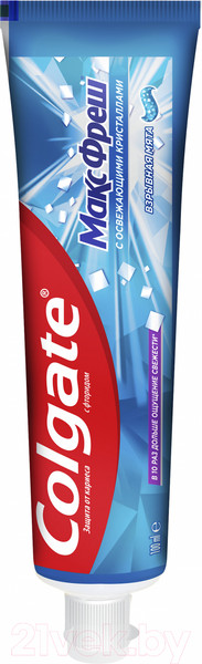 Изображение товара Зубная паста Colgate Макс Фреш с освежающими кристаллами. Взрывная мята (100мл)