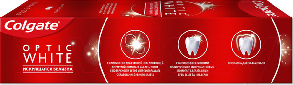 Изображение товара Зубная паста Colgate Optic White (75мл)