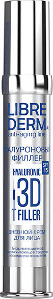 Изображение товара Крем для лица Librederm Гиалуроновый 3D филлер дневной SPF15 (30мл)