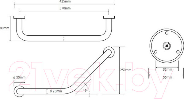 Изображение товара Поручень Bemeta 106107021