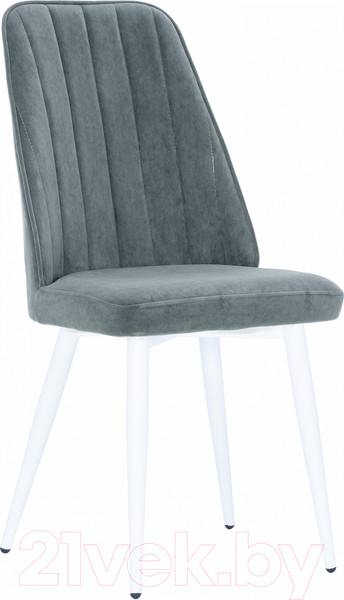 Изображение товара Стул Импэкс Leset Дрим (белый/велюр серый)