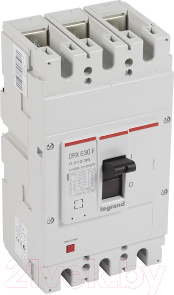 Изображение товара Выключатель автоматический Legrand DRX 630/400A 3P 36кА / 27235