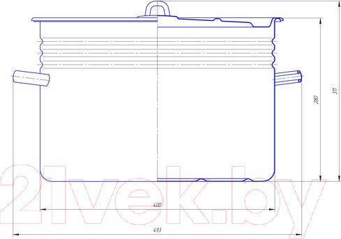 Изображение товара Кастрюля Сибирские товары С2829 С2829.в